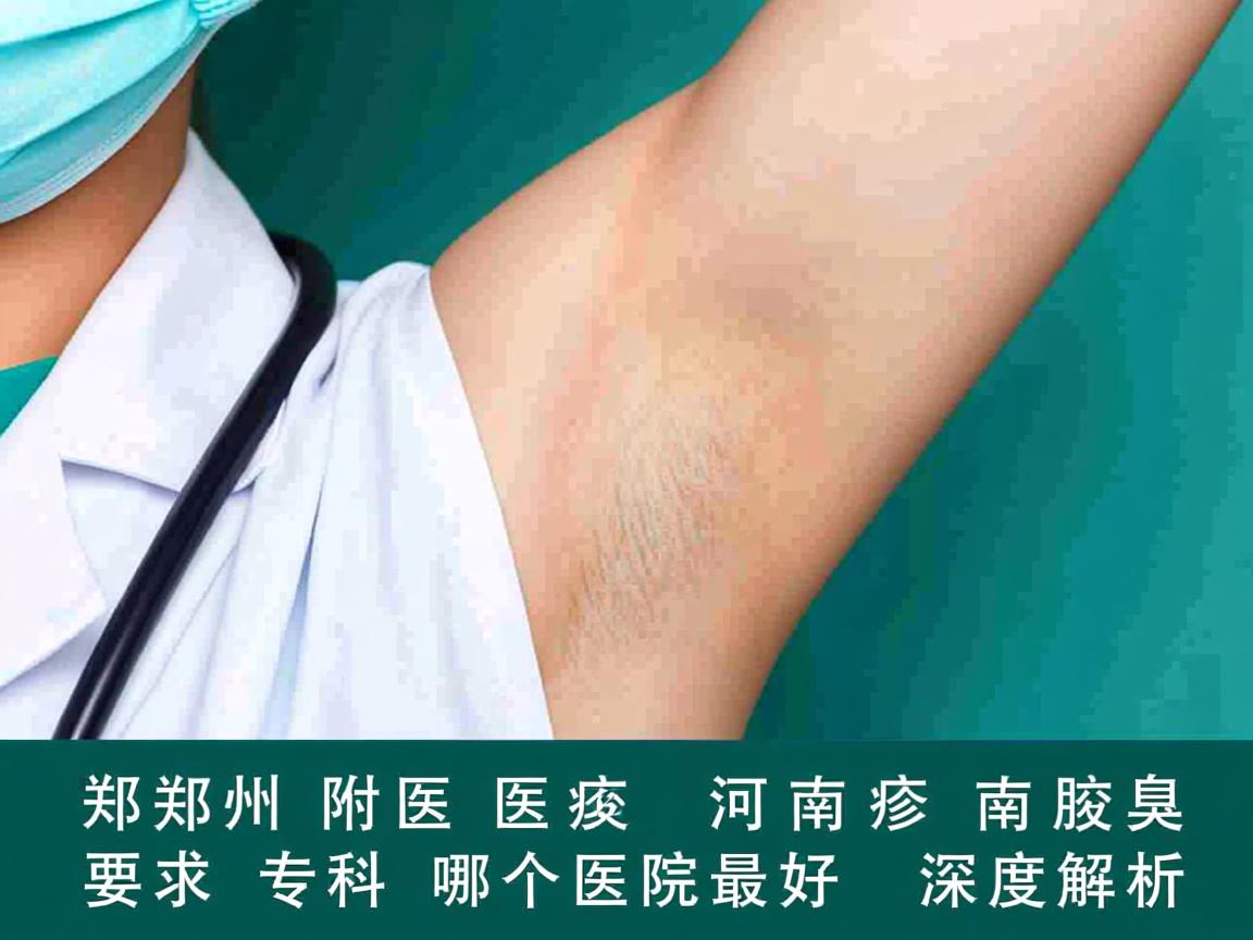 郑州附医腋臭医院，河南腋臭专科哪个医院最好深度解析
