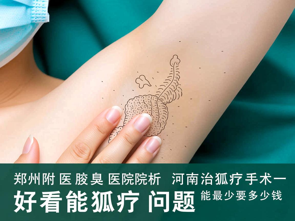 郑州附医腋臭医院解析，河南治狐臭手术一般最少要多少钱能看好狐臭问题