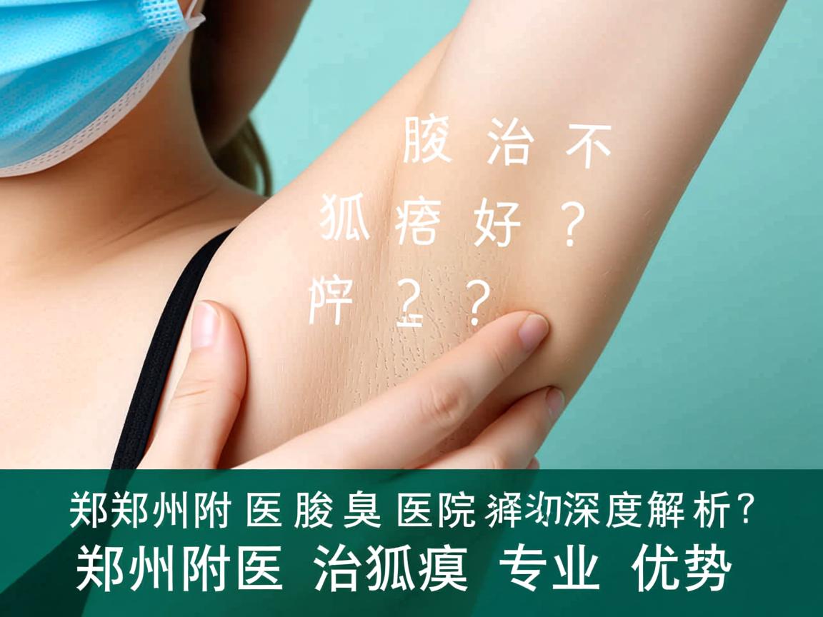 郑州附医腋臭医院治狐臭好不好？深度解析郑州附医治狐臭的专业优势