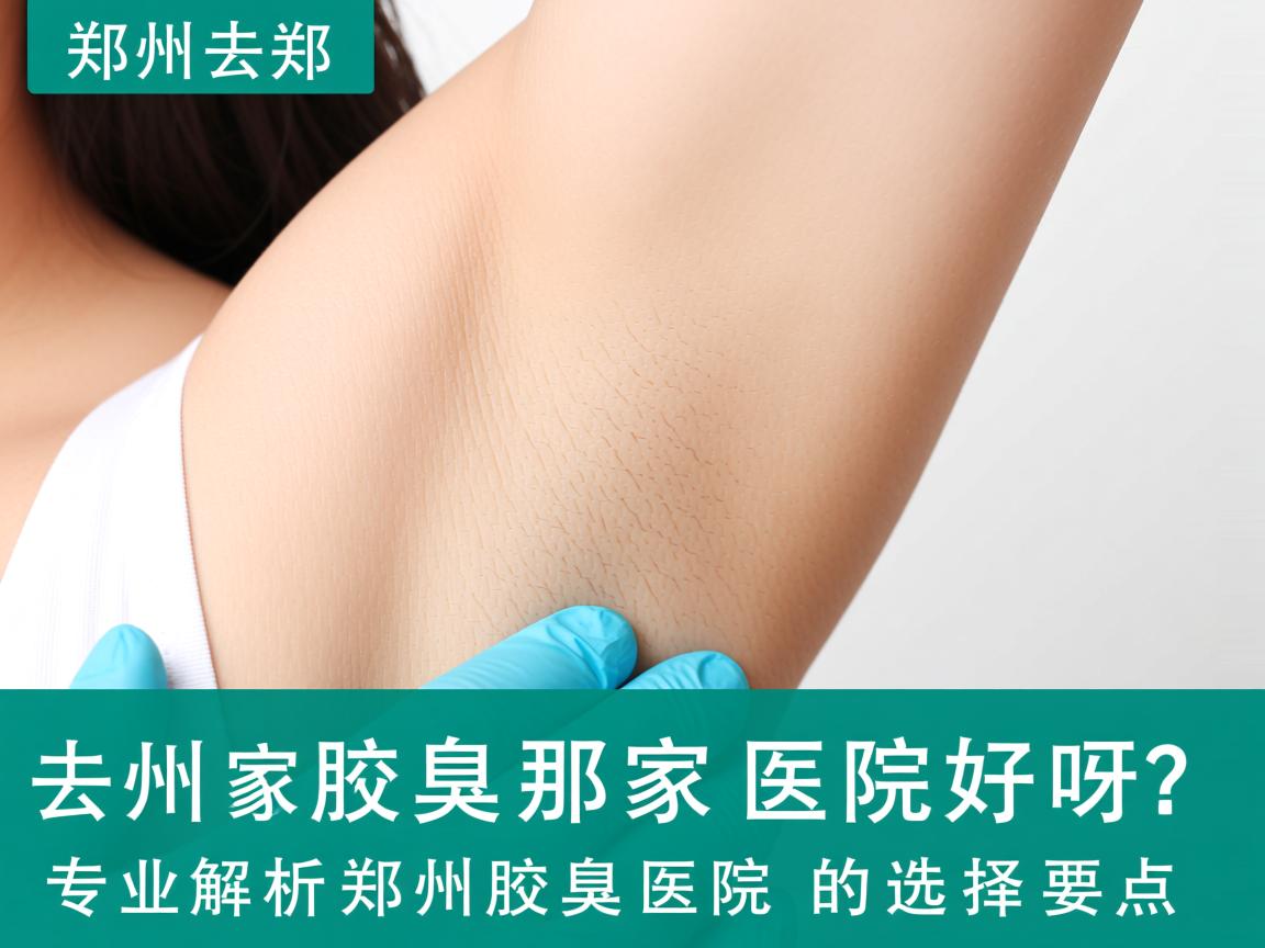 郑州去腋臭那家医院好呀？专业解析郑州腋臭医院的选择要点