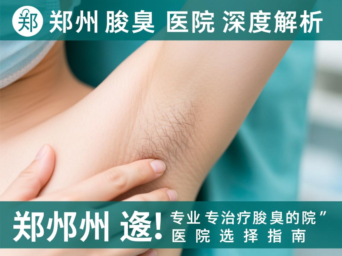 郑州腋臭医院深度解析,郑州专业治疗腋臭的医院选择指南 郑州腋臭医院深度解析,郑州专业治疗腋臭的医院选择指南