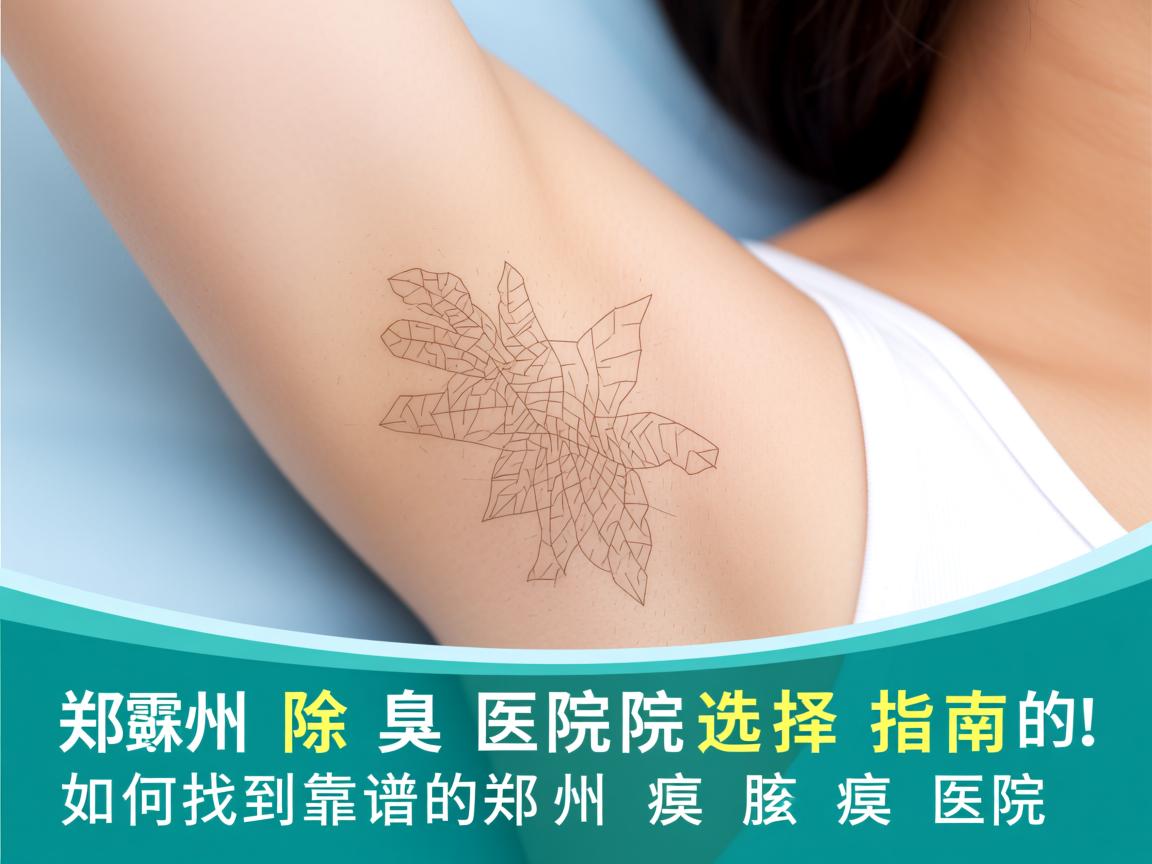 郑州除腋臭医院选择指南，如何找到靠谱的郑州除腋臭医院