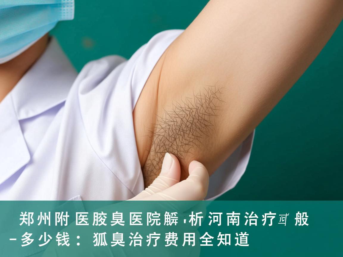 郑州附医腋臭医院解析，河南治疗狐臭一般多少钱，狐臭治疗费用全知道