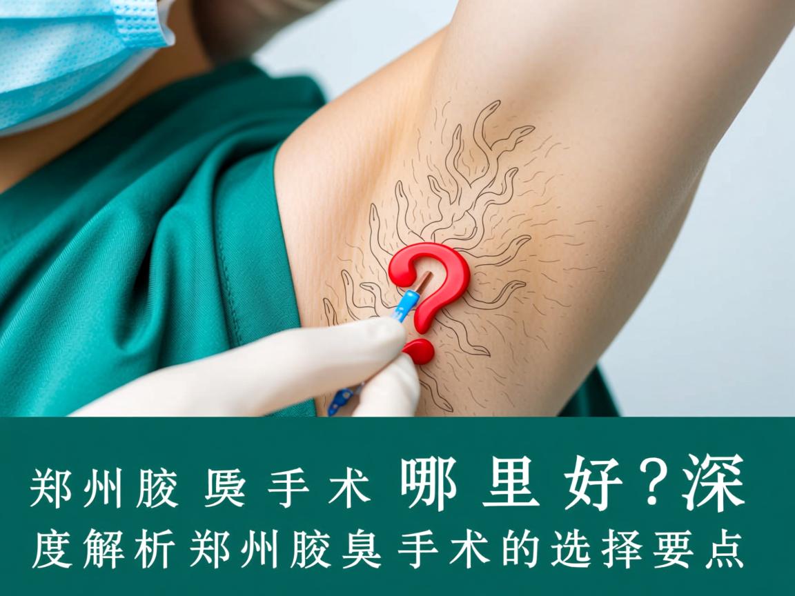 郑州腋臭手术哪里好？深度解析郑州腋臭手术的选择要点