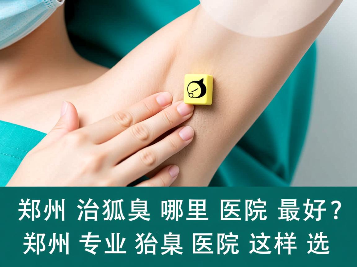 郑州治狐臭哪里医院最好？郑州专业治狐臭医院这样选