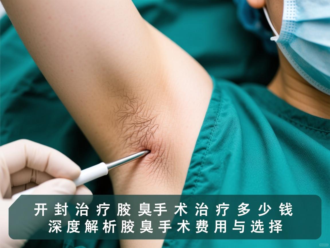 开封治疗腋臭手术治疗多少钱，深度解析腋臭手术费用与选择