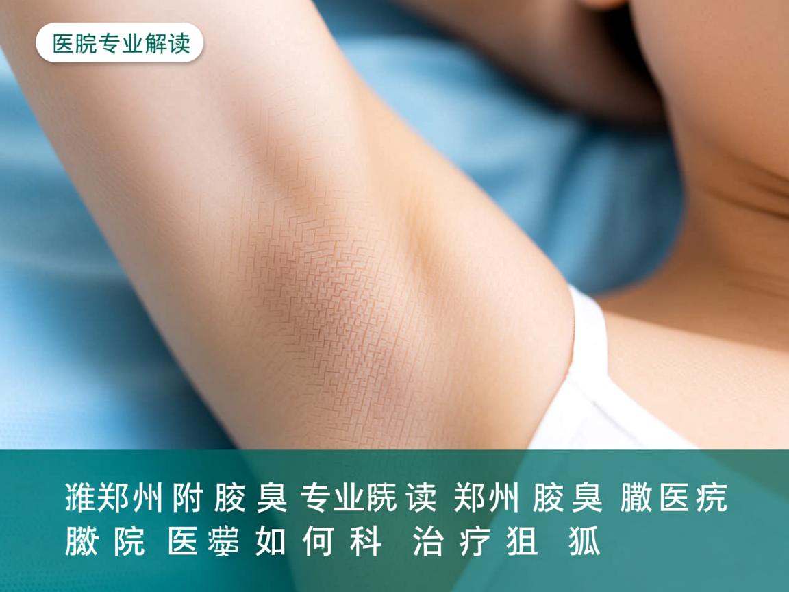 郑州附医腋臭医院专业解读，郑州附医腋臭医院如何科学治疗狐臭