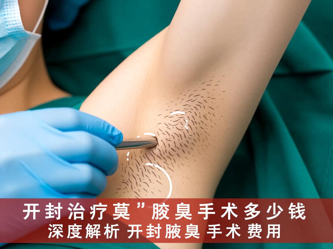 开封治疗腋臭手术多少钱，深度解析开封腋臭手术费用
