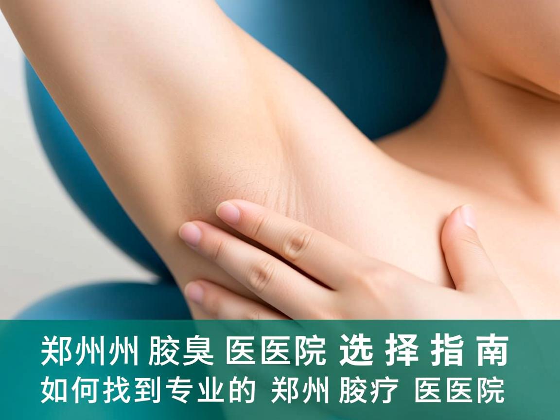 郑州腋臭医院选择指南，如何找到专业的郑州腋臭医院
