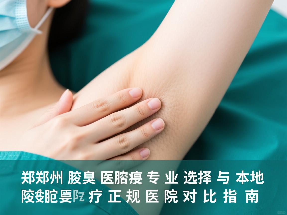 郑州腋臭医院专业选择，郑州附医腋臭医院与本地正规医院对比指南