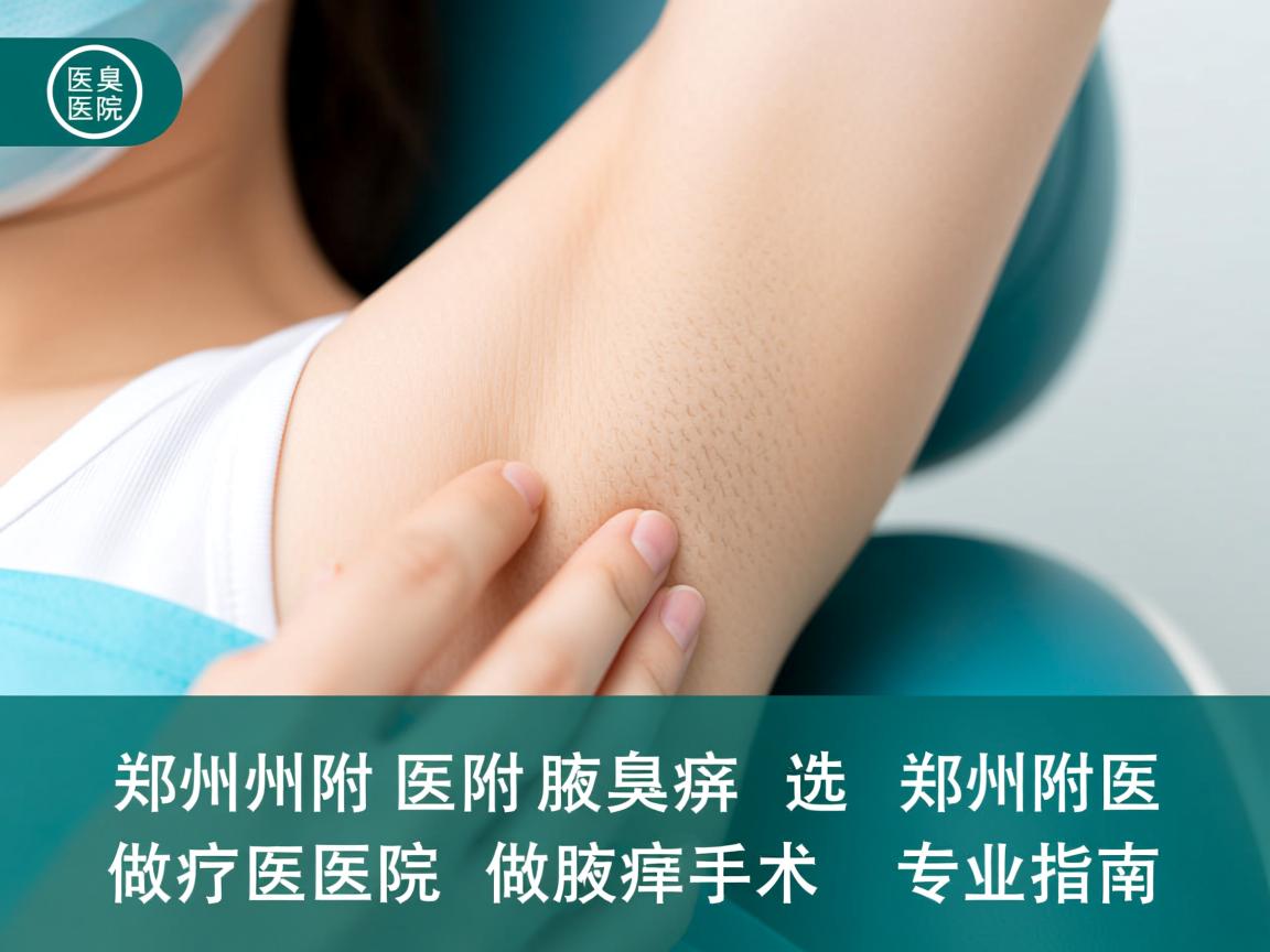 郑州附医腋臭医院，选择郑州附医腋臭医院做腋臭手术的专业指南