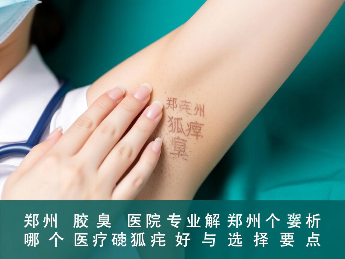 郑州腋臭医院专业解析，郑州哪个医院狐臭好与选择要点
