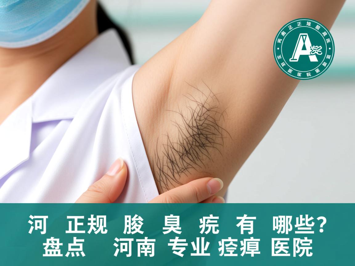 河南正规腋臭医院有哪些？盘点河南专业腋臭医院
