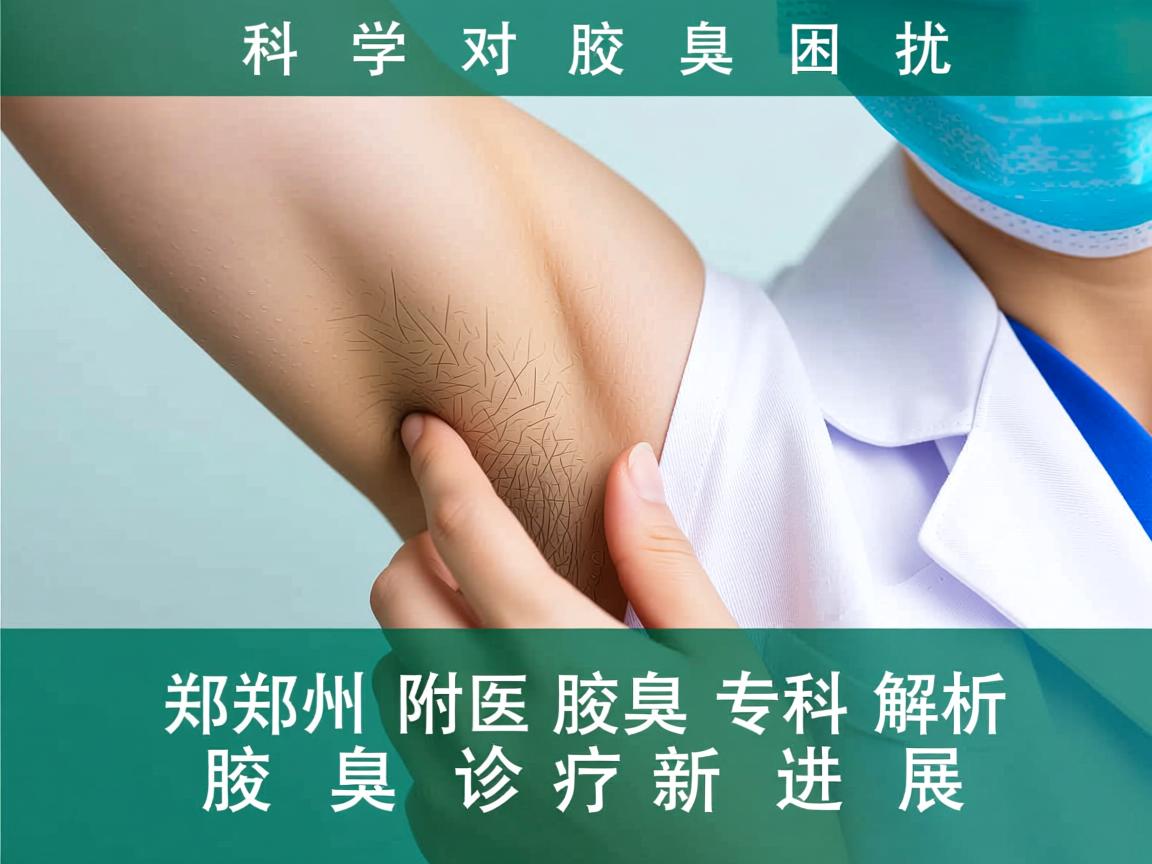 科学应对腋臭困扰，郑州附医腋臭专科解析腋臭诊疗新进展