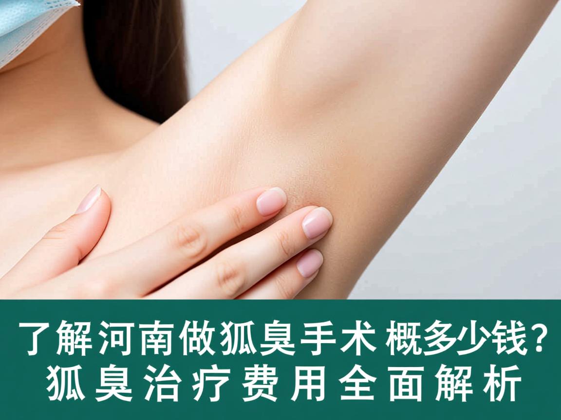 了解河南做狐臭手术大概多少钱?狐臭治疗费用全面解析 了解河南做狐臭手术大概多少钱?狐臭治疗费用全面解析