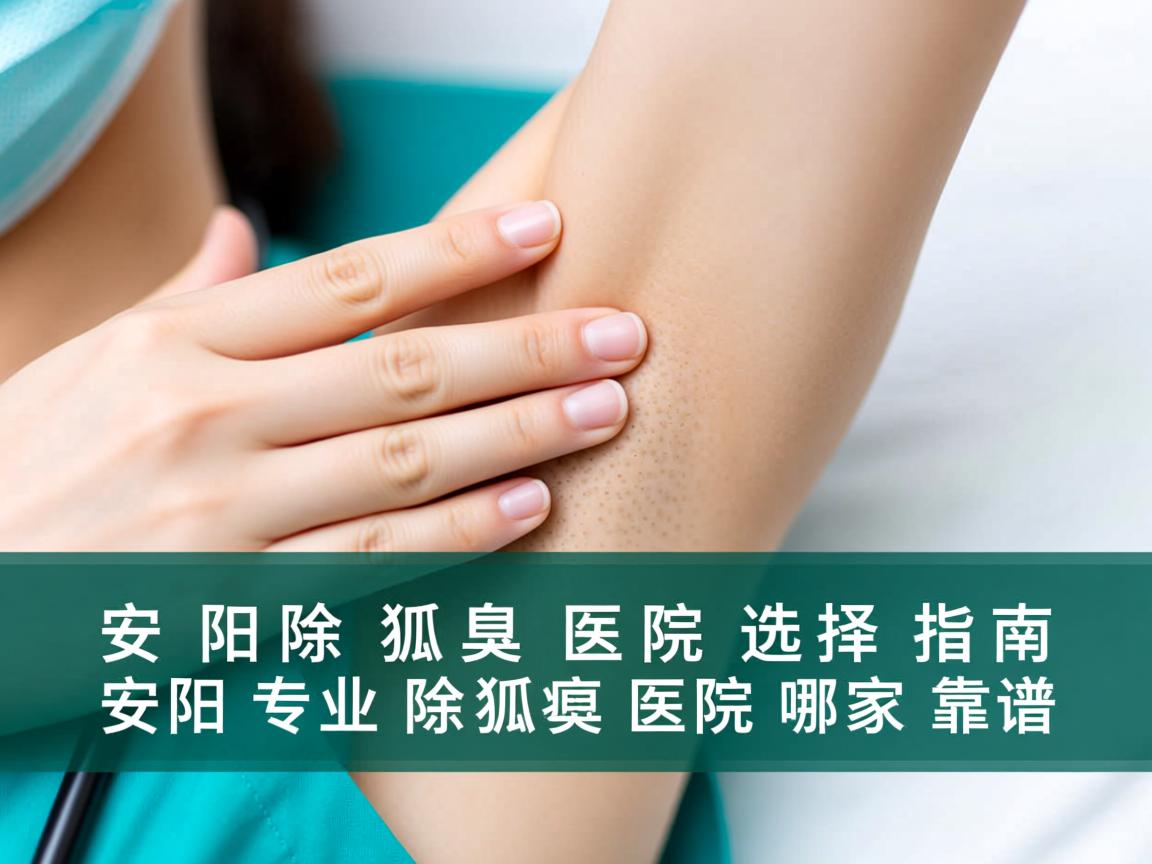 安阳除狐臭医院选择指南，安阳专业除狐臭医院哪家靠谱