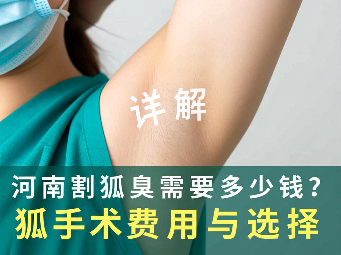 河南割狐臭需要多少钱?详解狐臭手术费用与选择 河南割狐臭需要多少钱?详解狐臭手术费用与选择