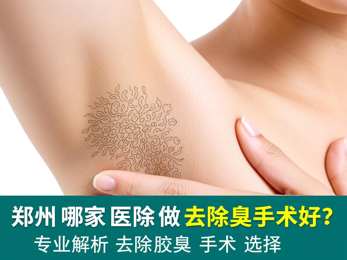 郑州哪家医院做去除腋臭手术好？专业解析去除腋臭手术选择
