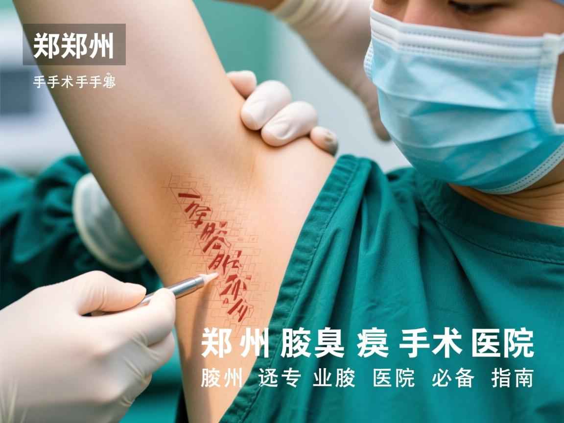 郑州腋臭手术医院解析，选择郑州专业腋臭医院的必备指南