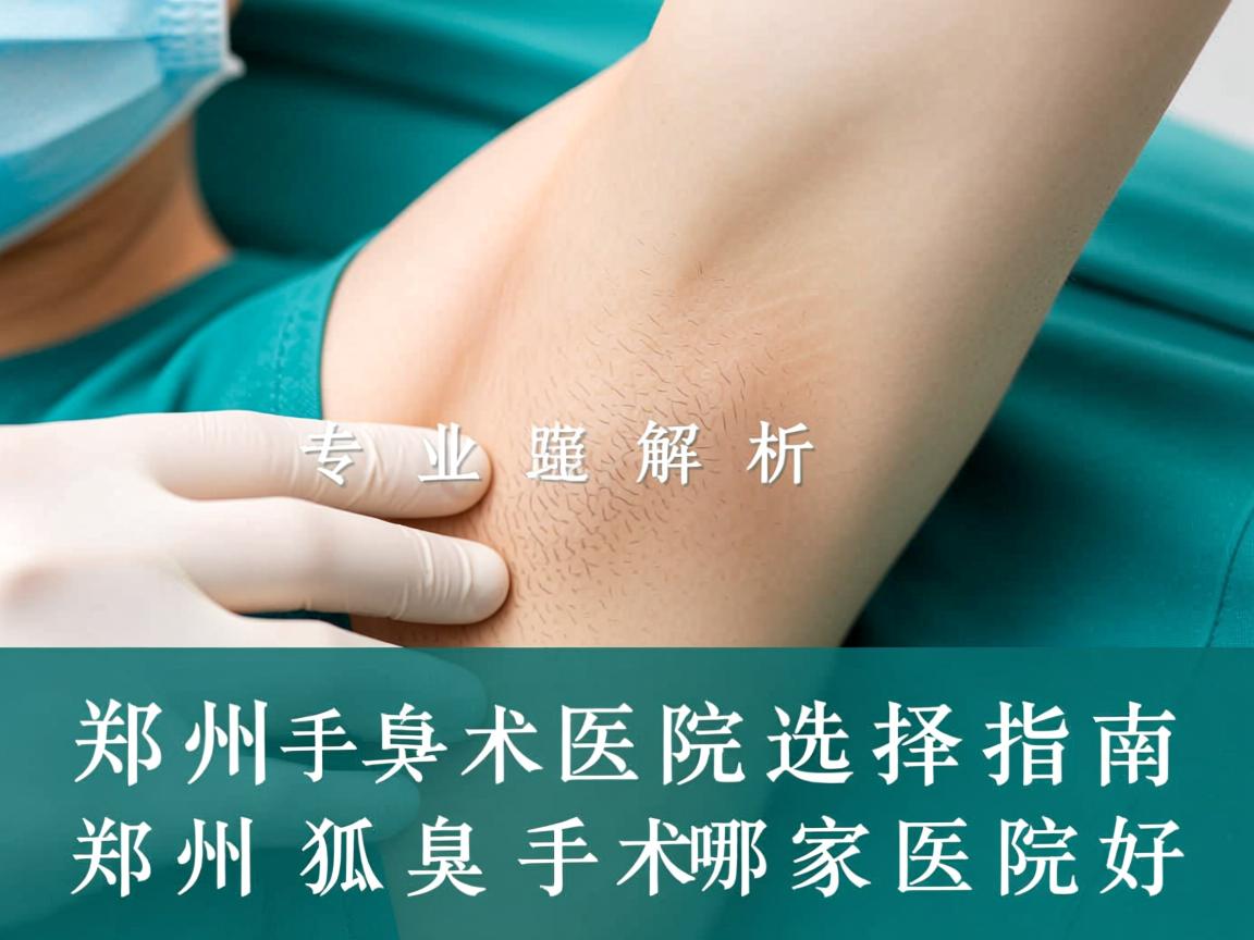 郑州狐臭手术医院选择指南,专业解析郑州狐臭手术哪家医院好 郑州狐臭手术医院选择指南,专业解析郑州狐臭手术哪家医院好