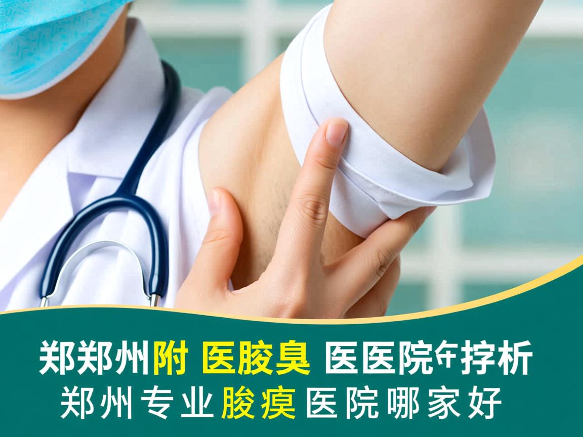 郑州附医腋臭医院解析，郑州专业腋臭医院哪家好
