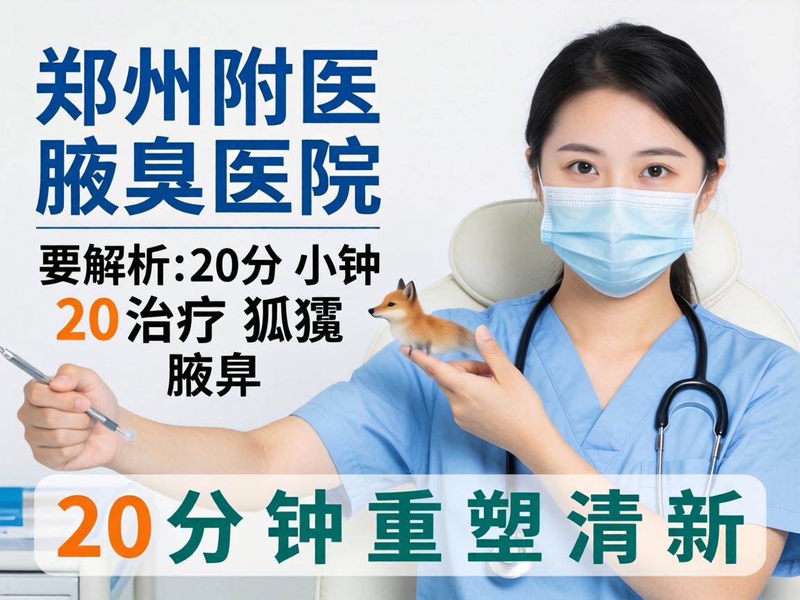 郑州附医腋臭医院解析，20分钟治疗狐臭，20分钟重塑清新