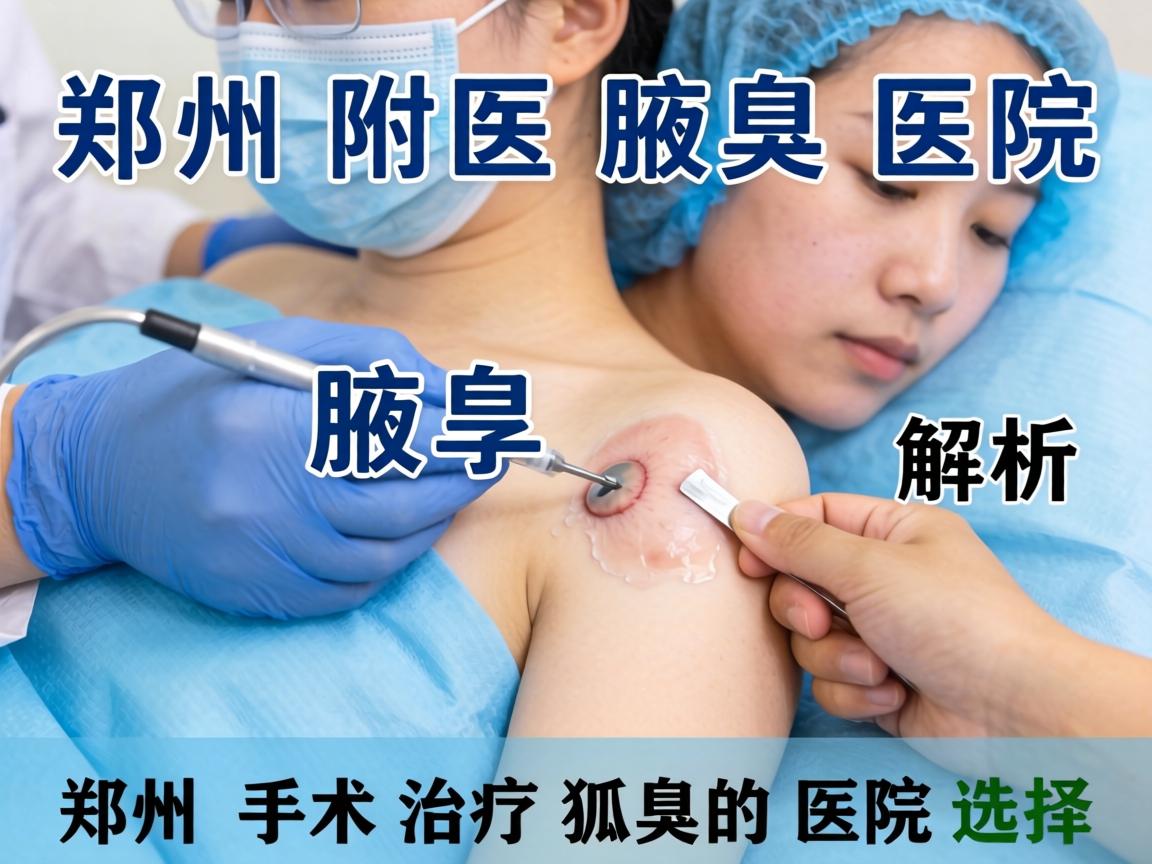 郑州附医腋臭医院解析，郑州手术治疗狐臭的医院选择