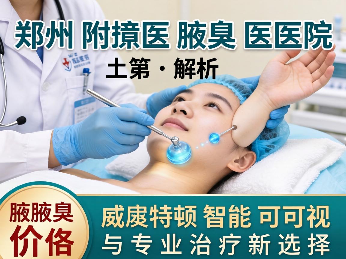 郑州附医腋臭医院解析，威特顿智能可视腋臭价格与专业治疗新选择
