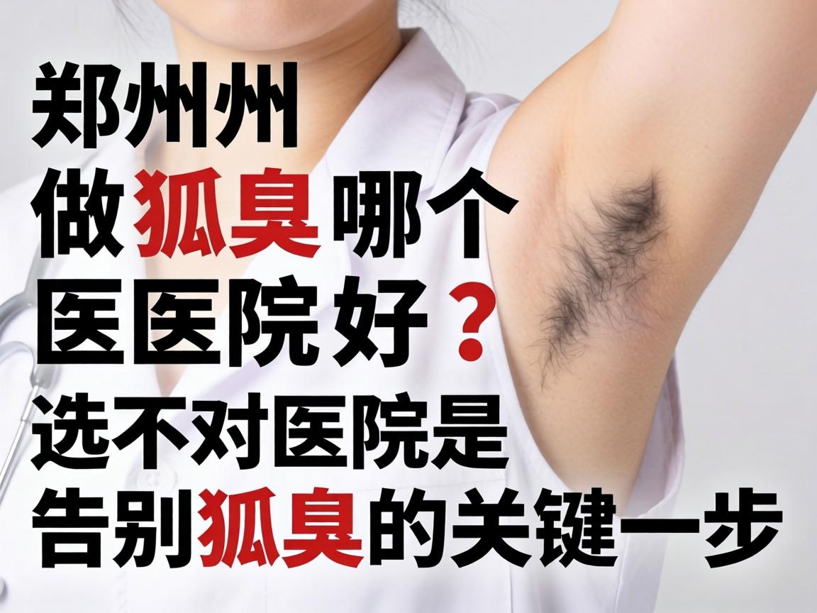 郑州做狐臭哪个医院好？选对医院是告别狐臭的关键一步