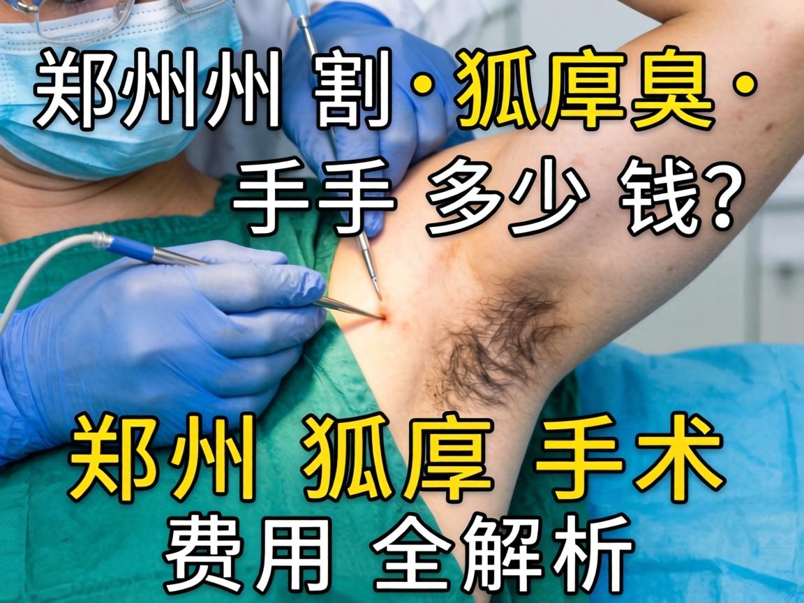 郑州割狐臭手术多少钱？郑州狐臭手术费用全解析