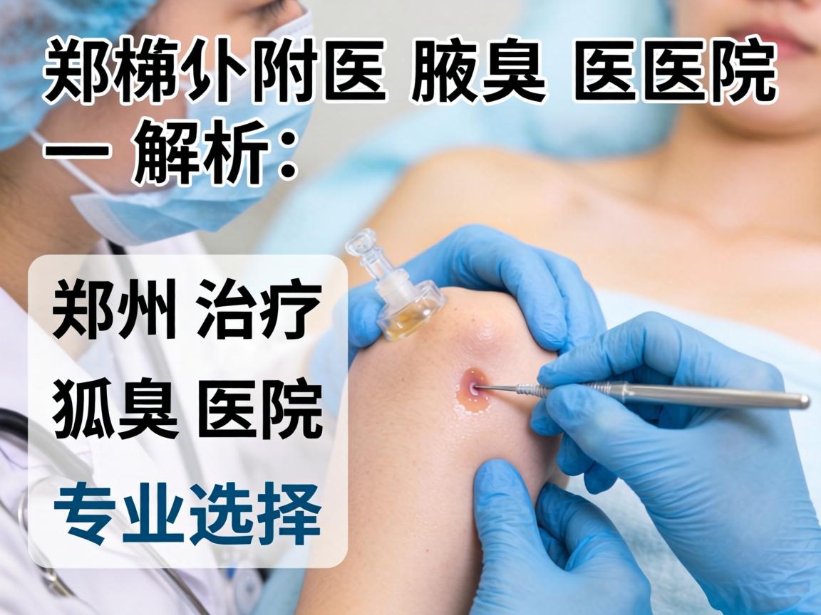 郑州附医腋臭医院解析，郑州治疗狐臭医院的专业选择