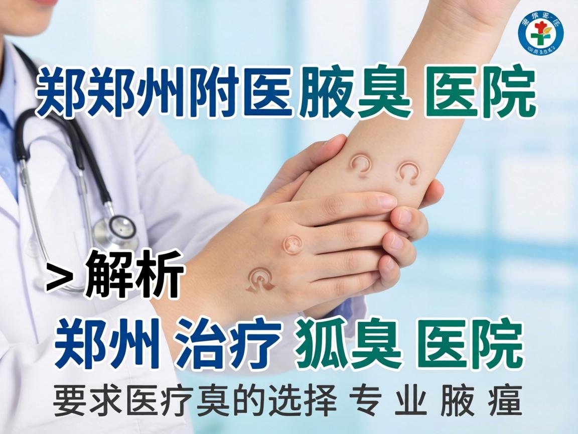 郑州附医腋臭医院解析，郑州治疗狐臭医院的专业选择