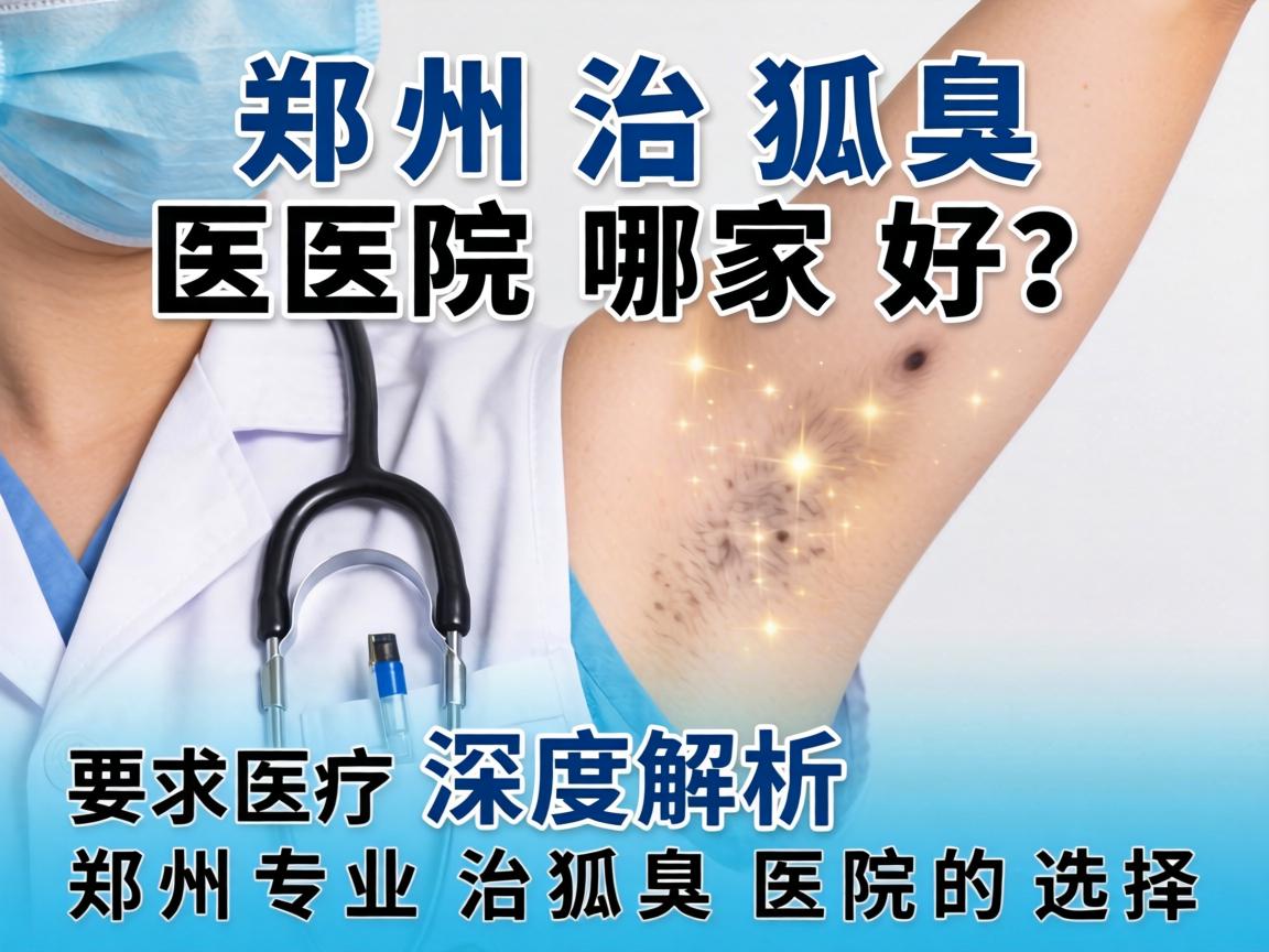 郑州治狐臭医院哪家好？深度解析郑州专业治狐臭医院的选择