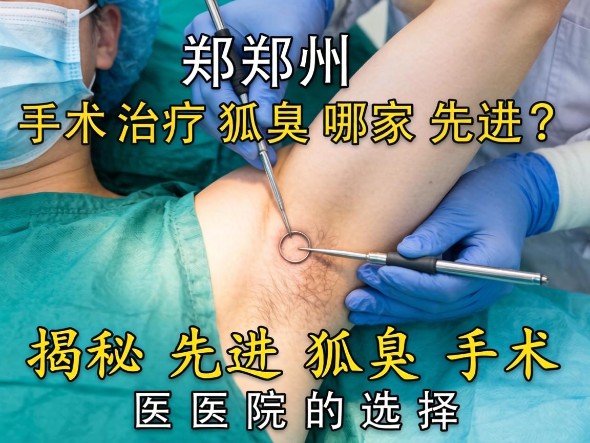 郑州手术治疗狐臭哪家先进？揭秘先进狐臭手术医院的选择