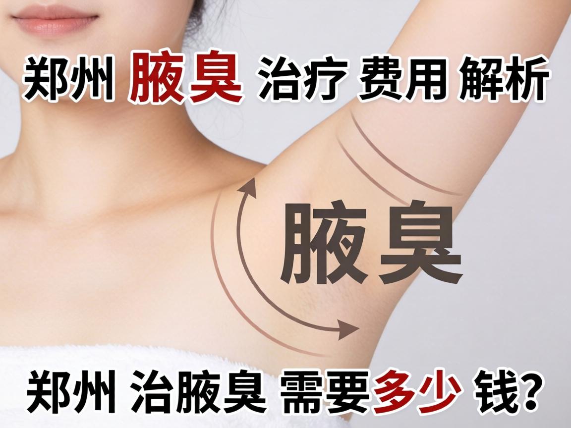 郑州腋臭治疗费用解析，郑州治腋臭需要多少钱？