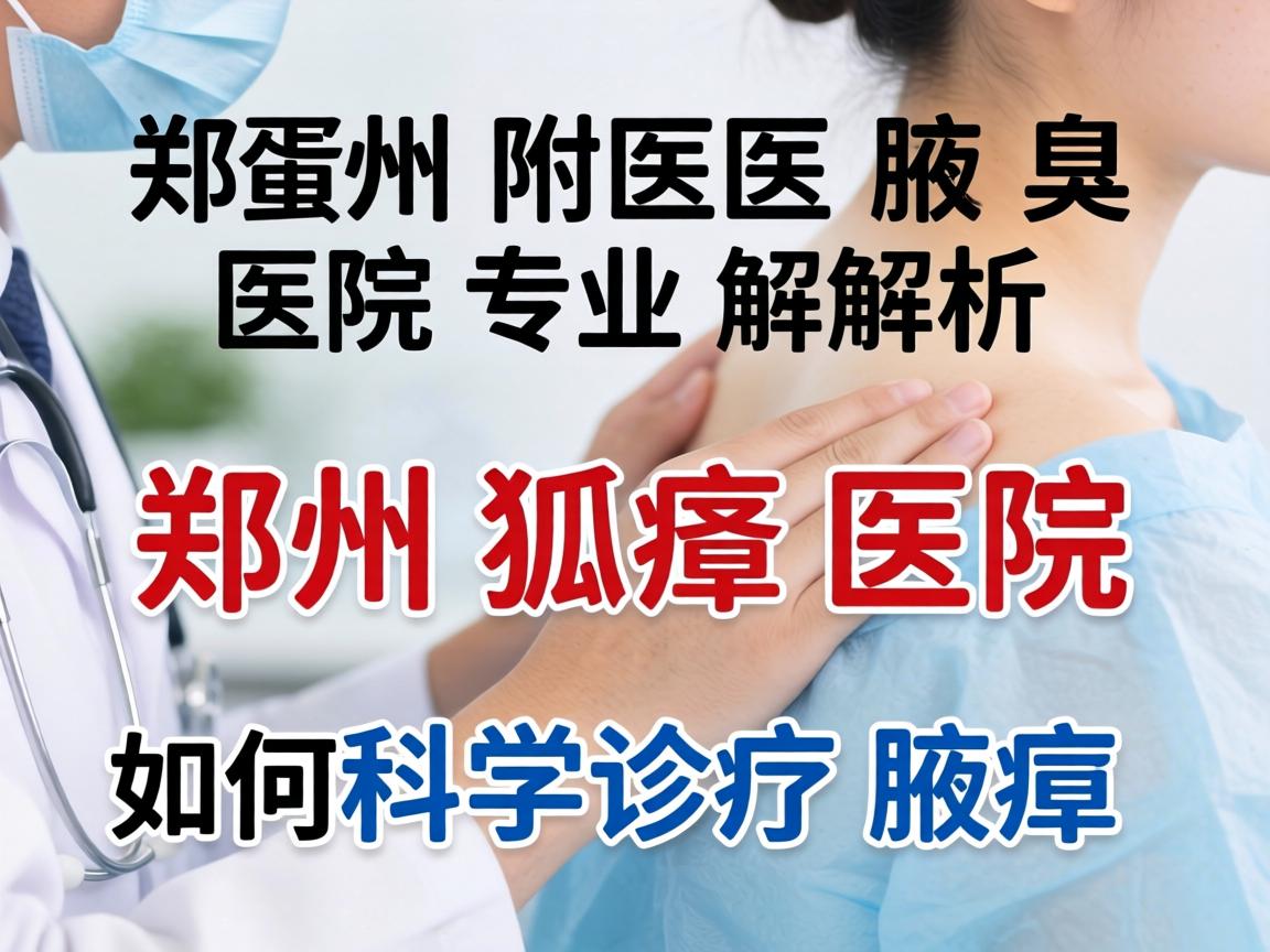 郑州附医腋臭医院专业解析，郑州狐臭医院如何科学诊疗腋臭