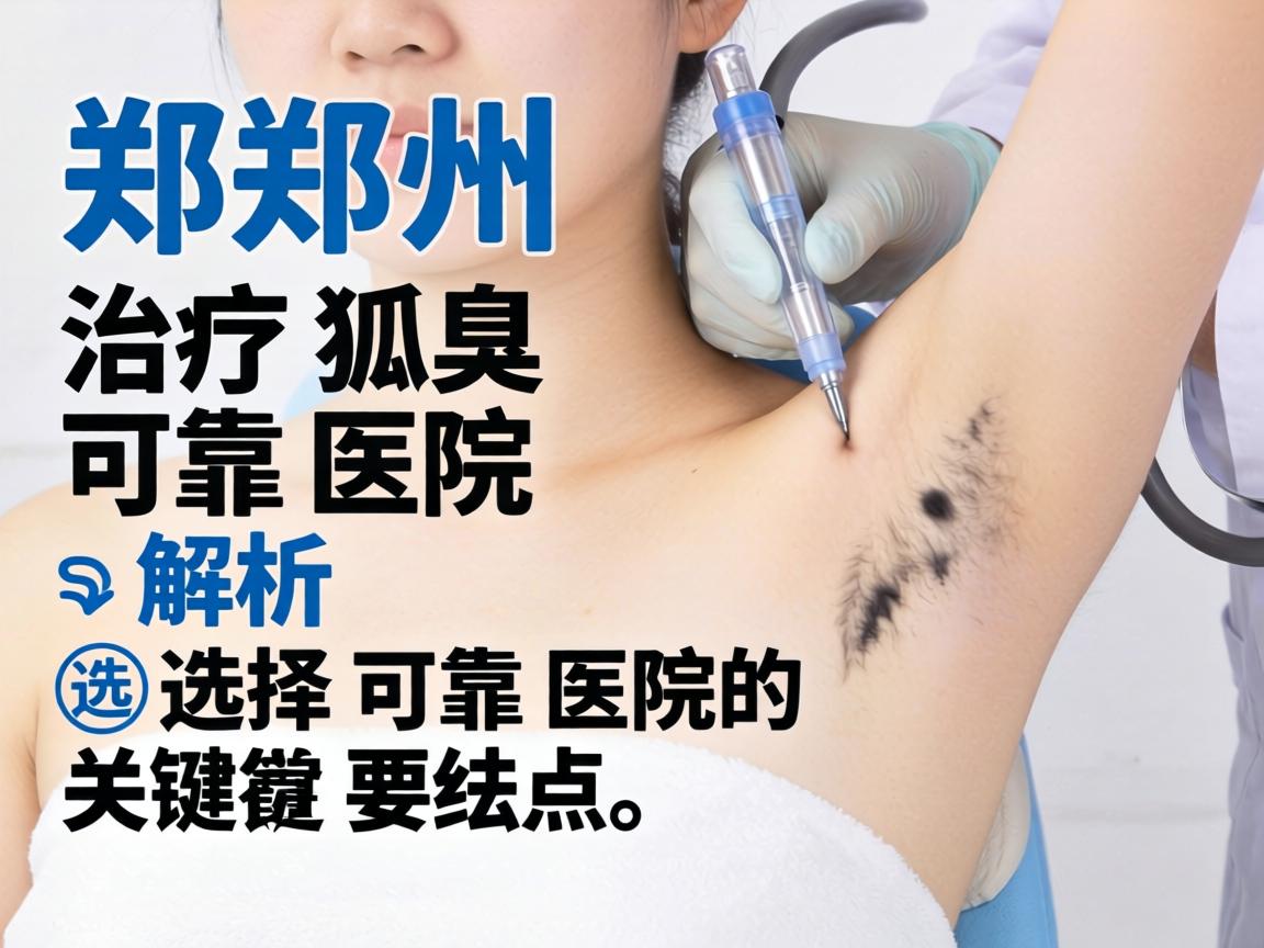 郑州治疗狐臭可靠医院解析，选择可靠医院的关键要点