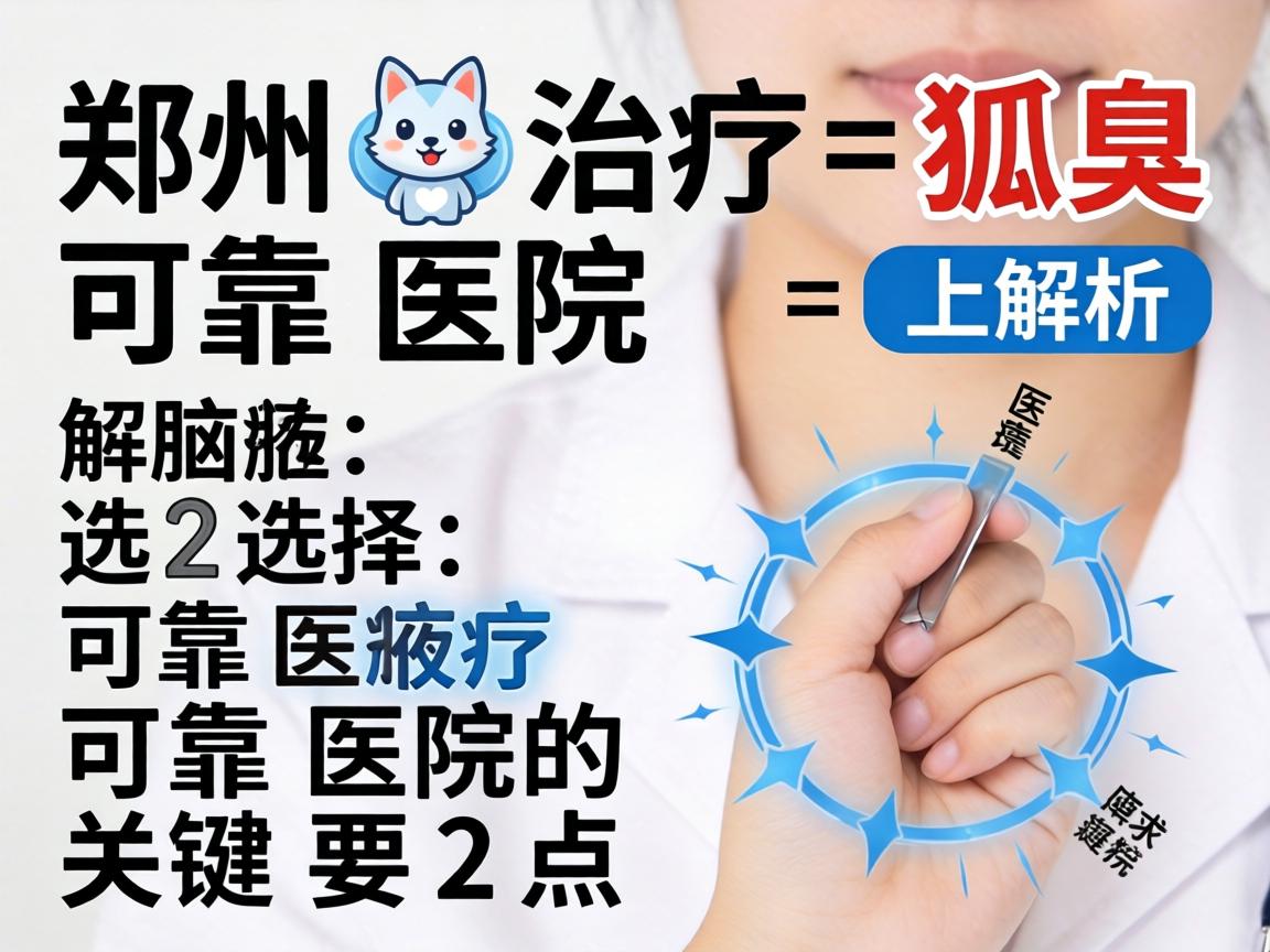 郑州治疗狐臭可靠医院解析，选择可靠医院的关键要点