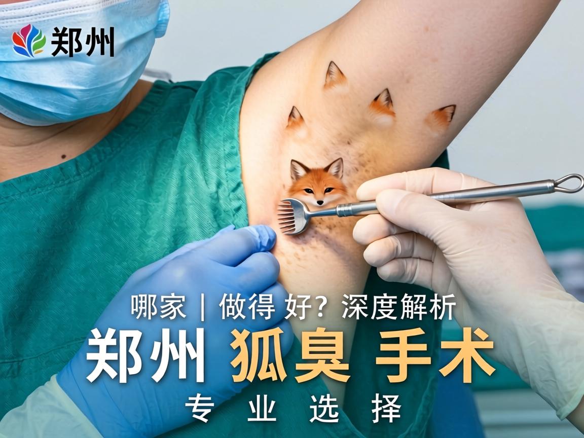 郑州狐臭手术哪家做得好？深度解析郑州狐臭手术专业选择