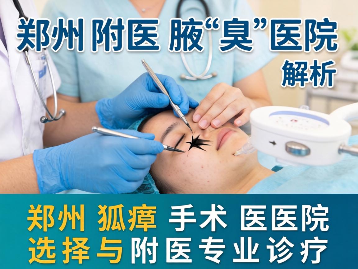 郑州附医腋臭医院解析，郑州狐臭手术医院选择与附医专业诊疗
