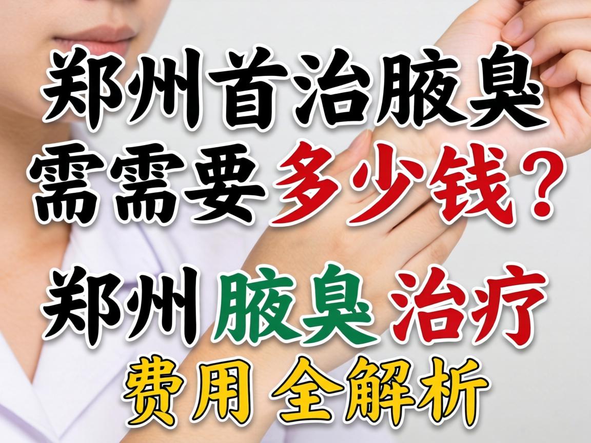 郑州治腋臭需要多少钱？郑州腋臭治疗费用全解析
