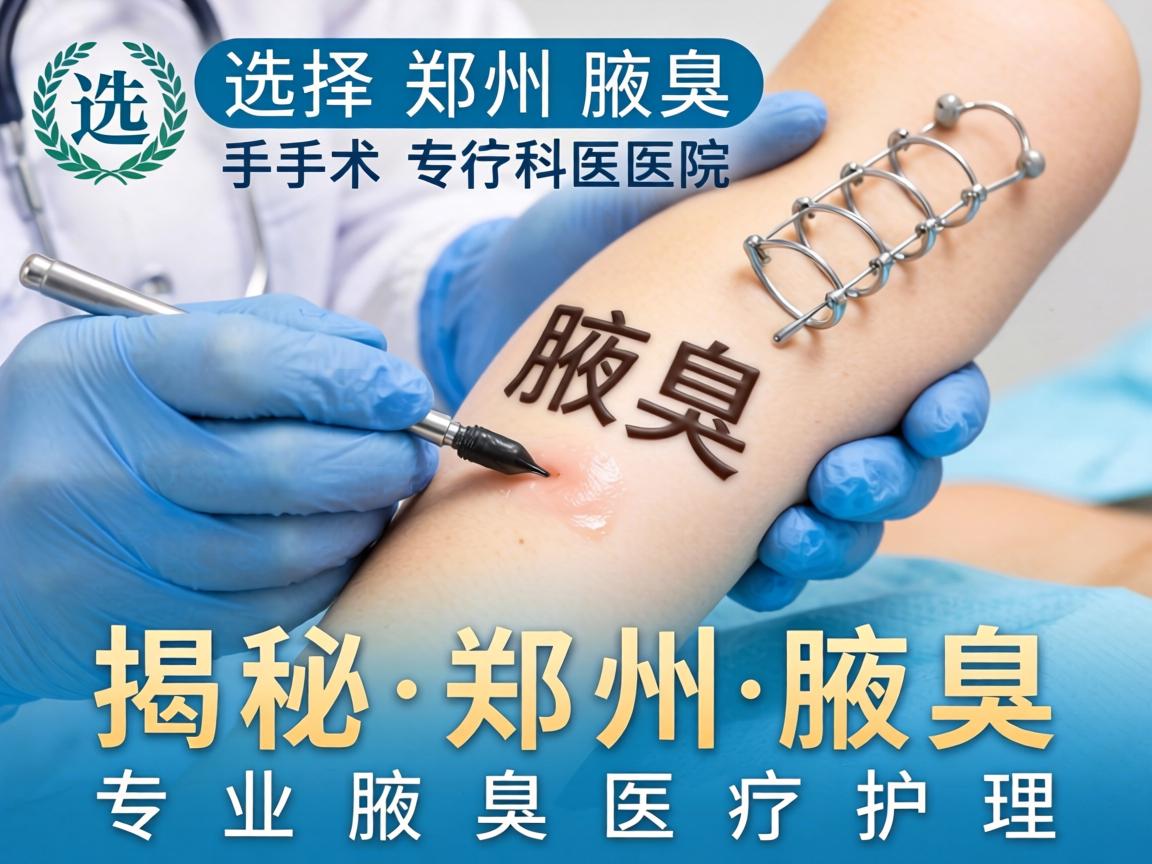 选择郑州腋臭手术专科医院，揭秘郑州专业腋臭医疗护理