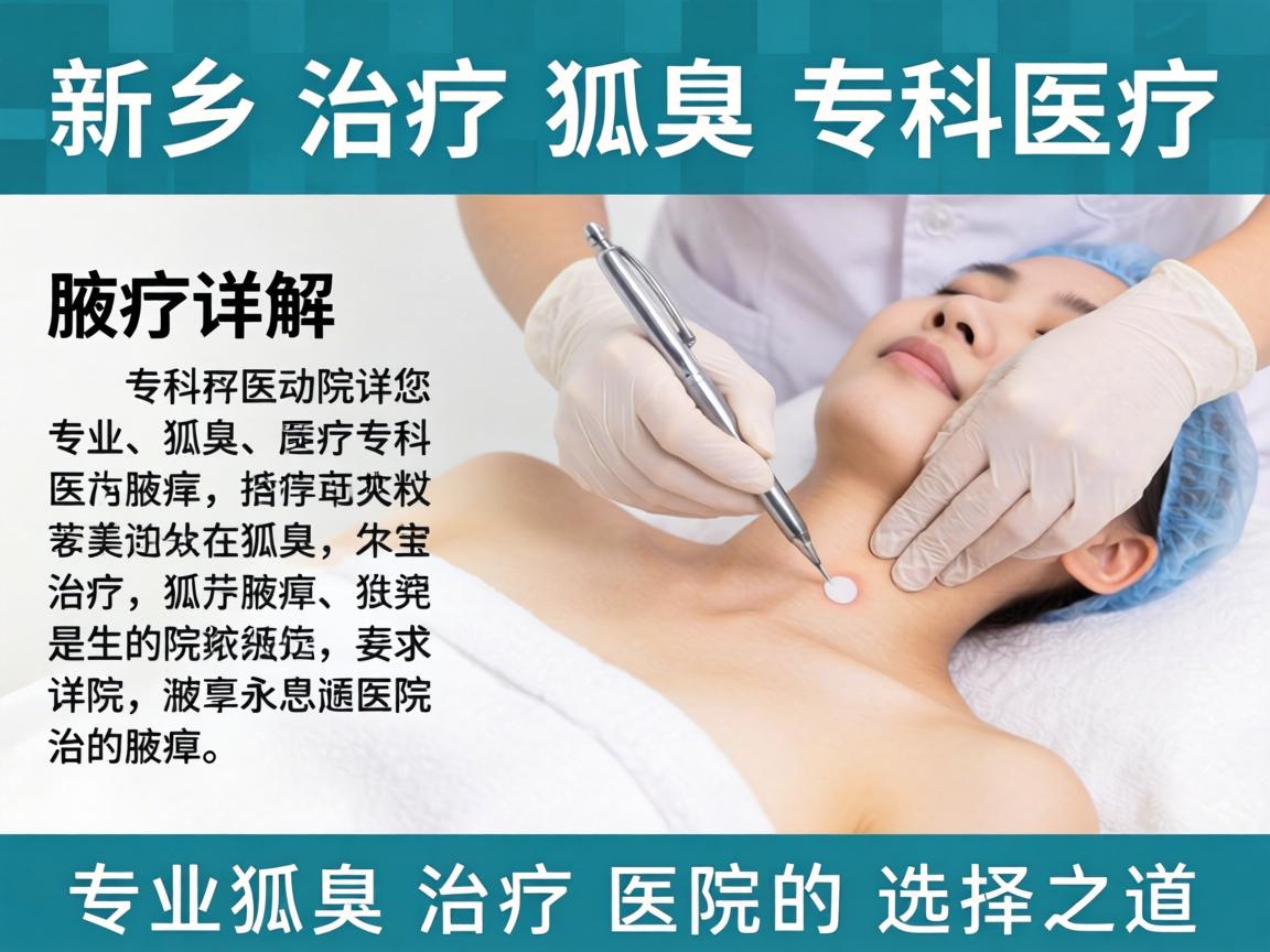 新乡治疗狐臭专科医院详解，专业狐臭治疗医院的选择之道
