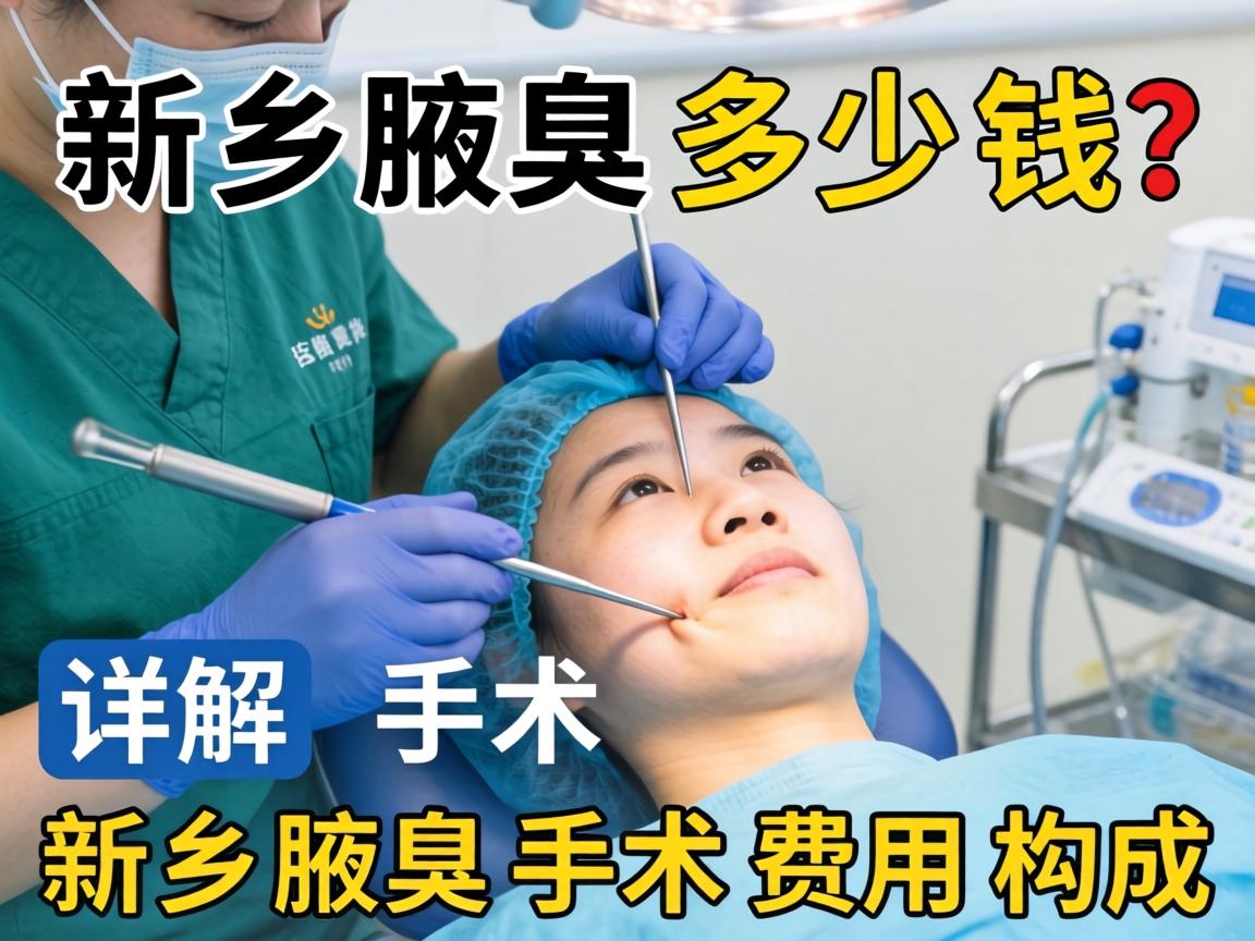 新乡腋臭手术多少钱？详解新乡腋臭手术费用构成
