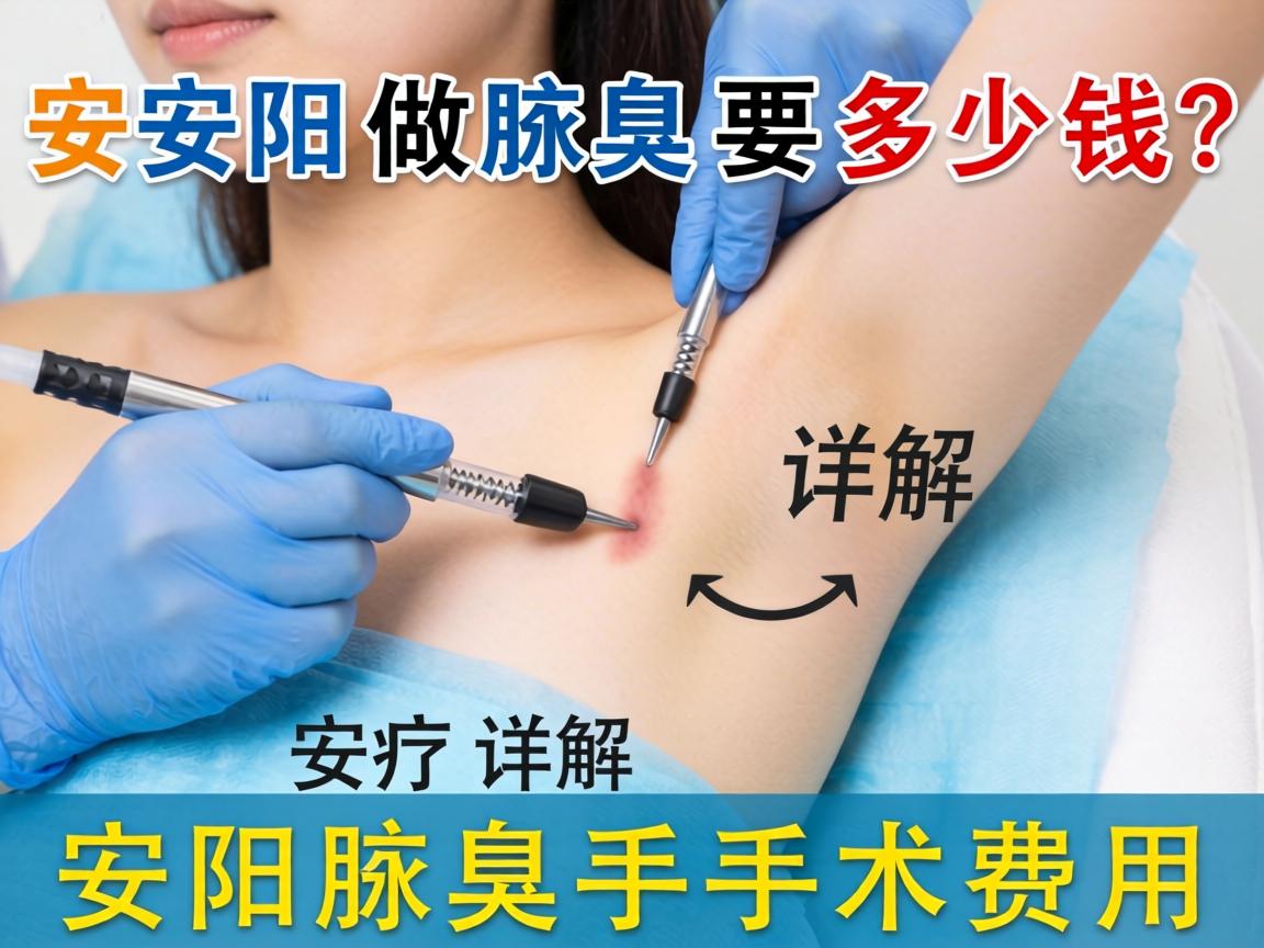 安阳做腋臭要多少钱？详解安阳腋臭手术费用