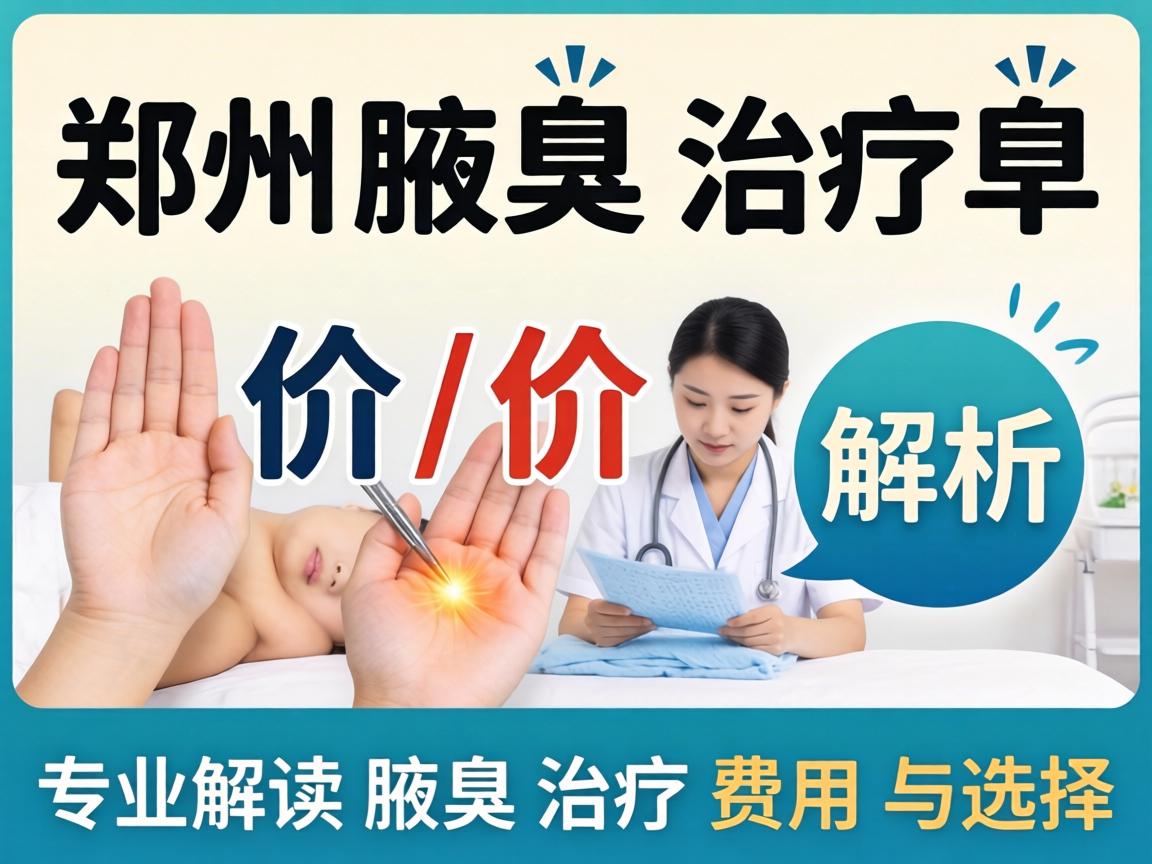 郑州腋臭治疗价格解析,专业解读腋臭治疗费用与选择 郑州腋臭治疗价格解析,专业解读腋臭治疗费用与选择