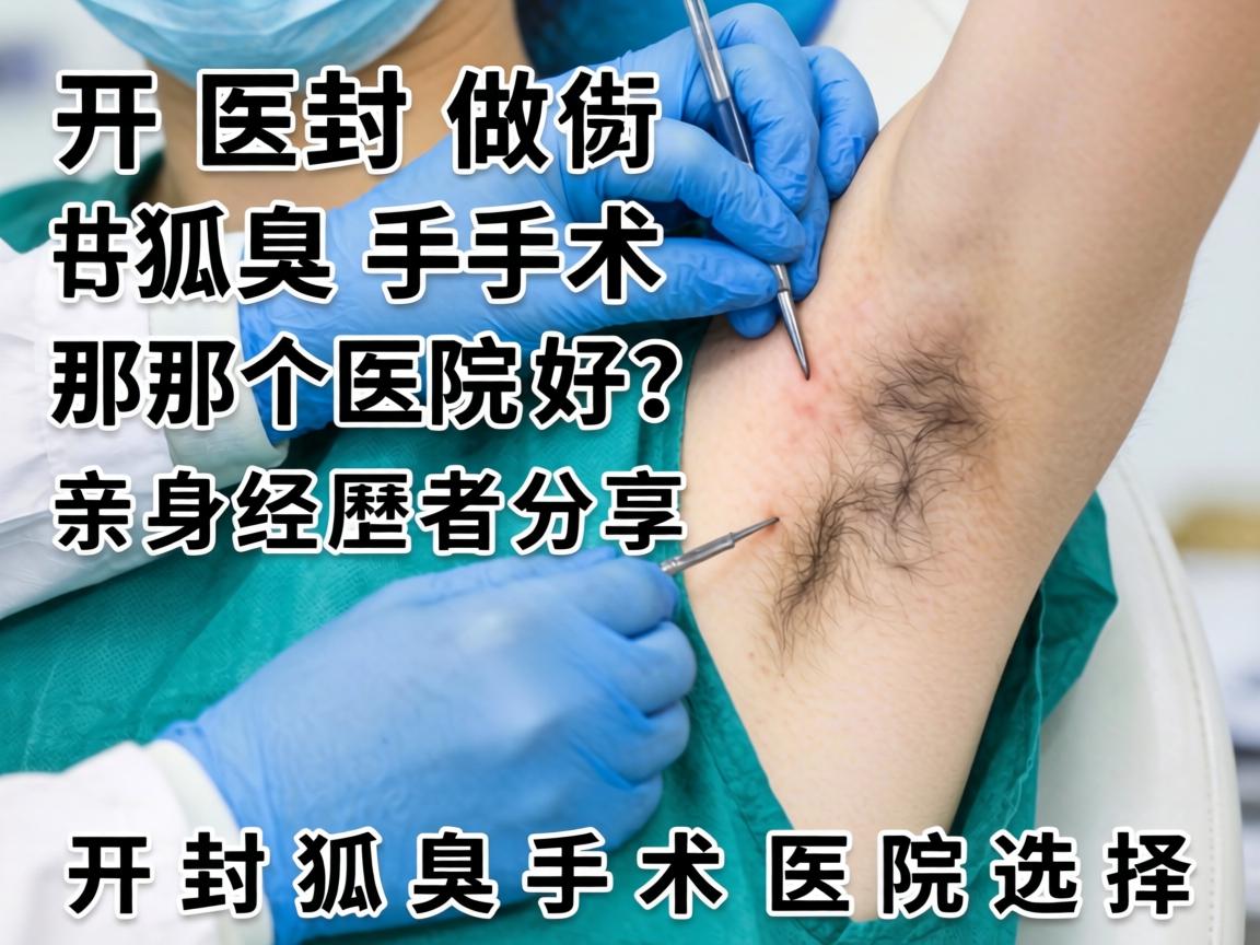 开封做狐臭手术那个医院好？亲身经历者分享开封狐臭手术医院选择