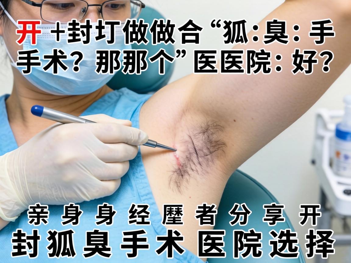 开封做狐臭手术那个医院好？亲身经历者分享开封狐臭手术医院选择