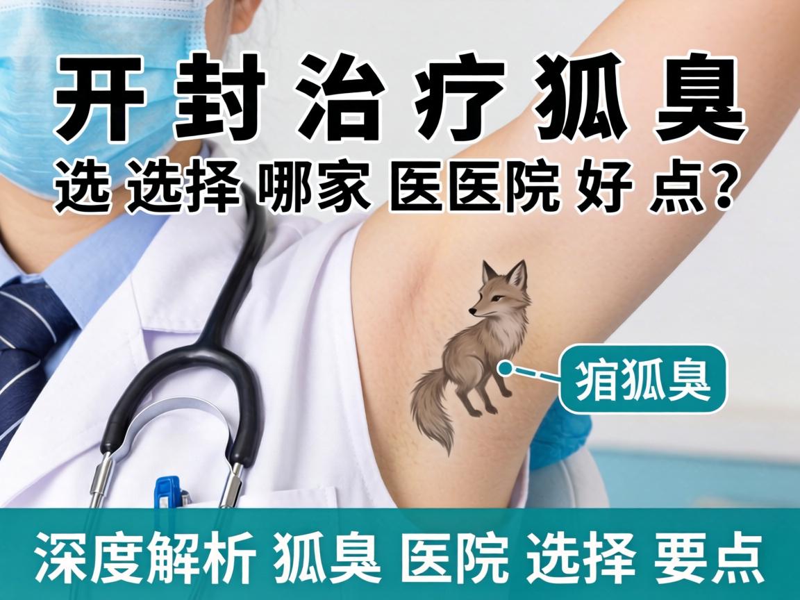 开封治疗狐臭选择哪家医院好点？深度解析狐臭医院选择要点