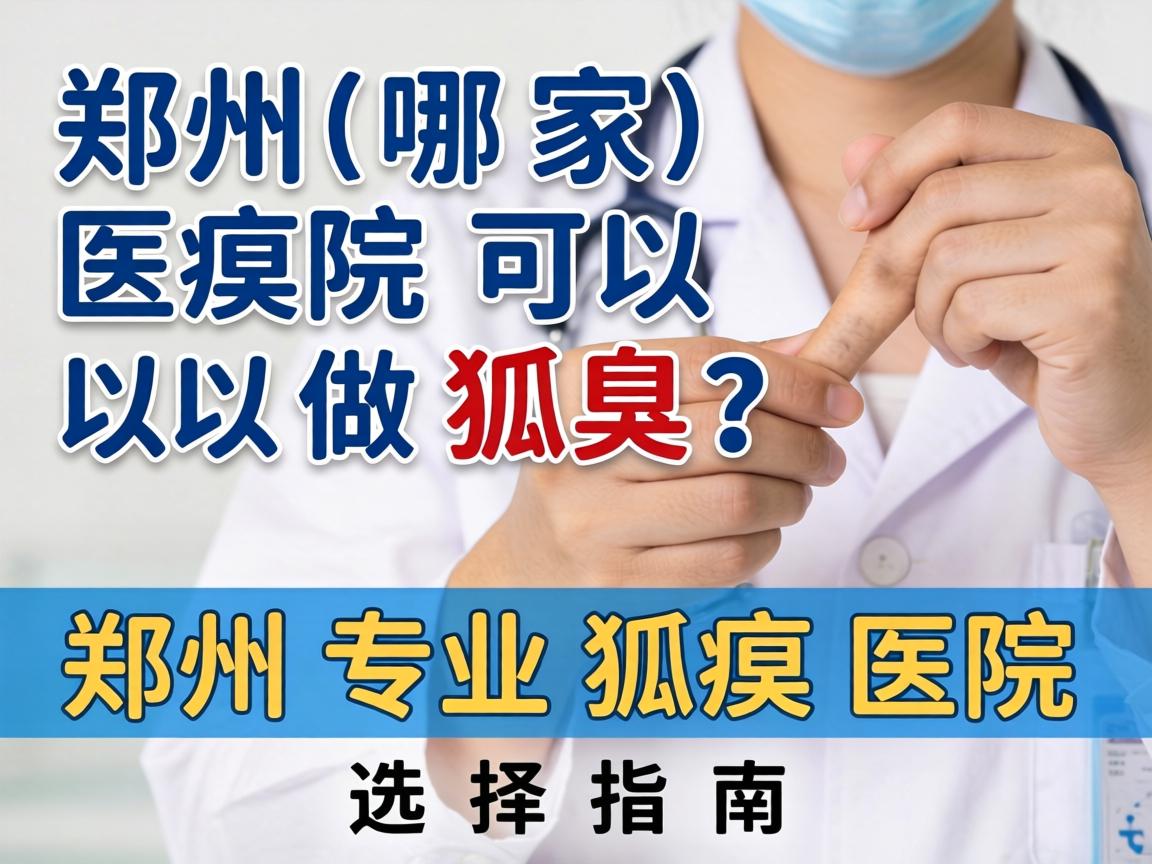 郑州哪家医院可以做狐臭?郑州专业狐臭医院选择指南 郑州哪家医院可以做狐臭?郑州专业狐臭医院选择指南